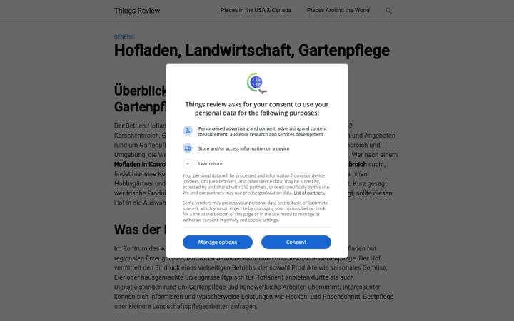 Screenshot of hofladen-herten.de