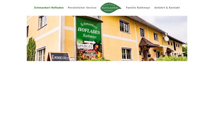 Screenshot of hofladen-rathmayr.at