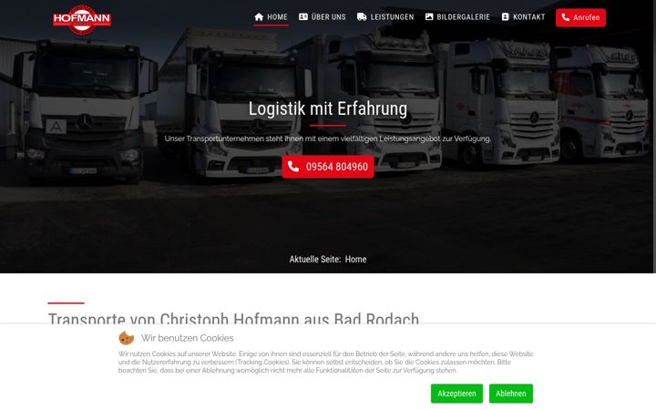 Screenshot of hofmann-badrodach.de