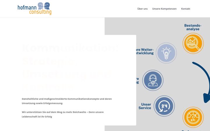 Screenshot of hofmann-consulting.org