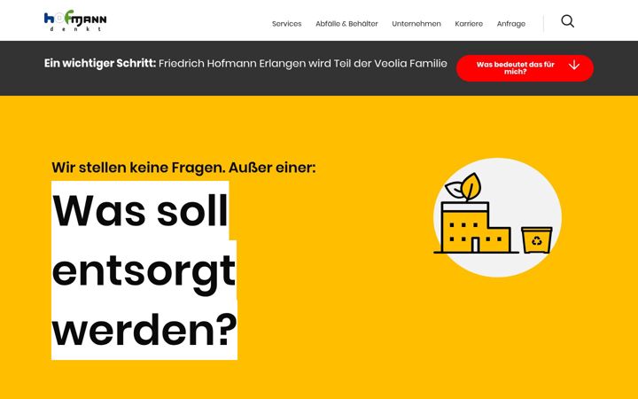 Screenshot of hofmann-denkt.de