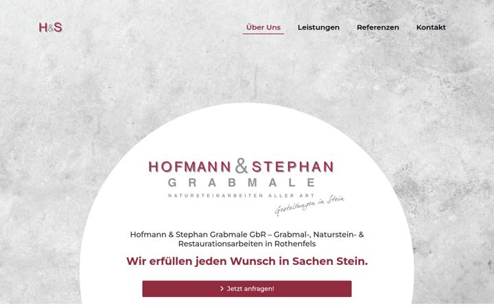 Screenshot of hofmann-stephan.de