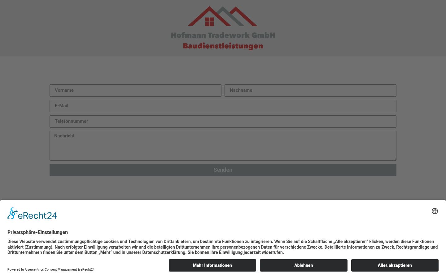 Screenshot tal-banner tal-kunsens muri qabel kwalunkwe interazzjoni