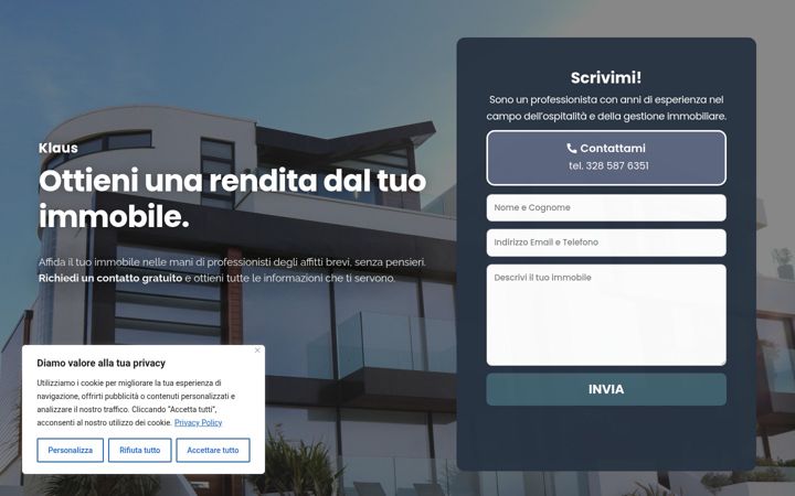 Screenshot of hofmanngestioneimmobili.com