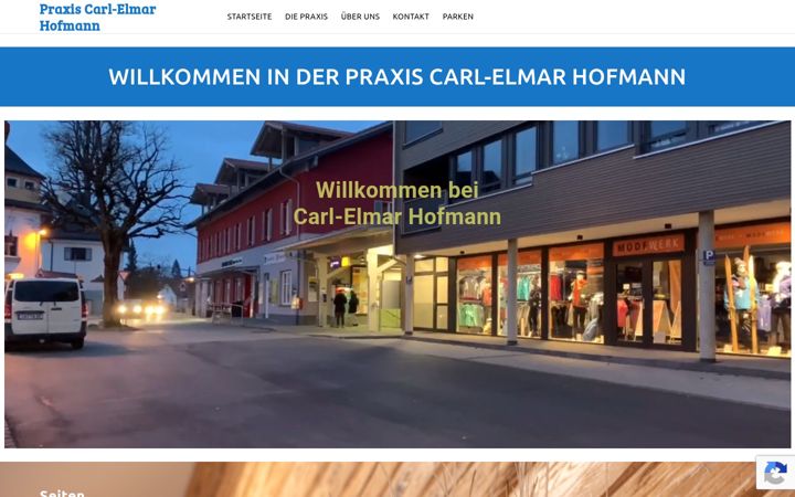Screenshot of hofmannosteopathie.de