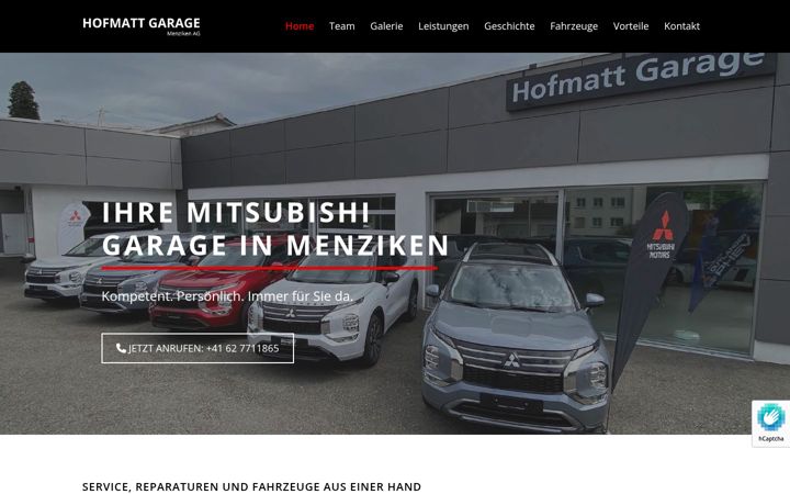 Skjámynd af hofmatt-garage.ch