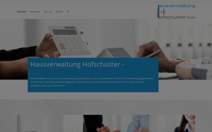 Screenshot of hofschuster-hv.de