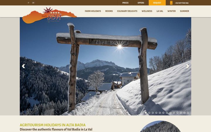 Screenshot of hofsovi.it