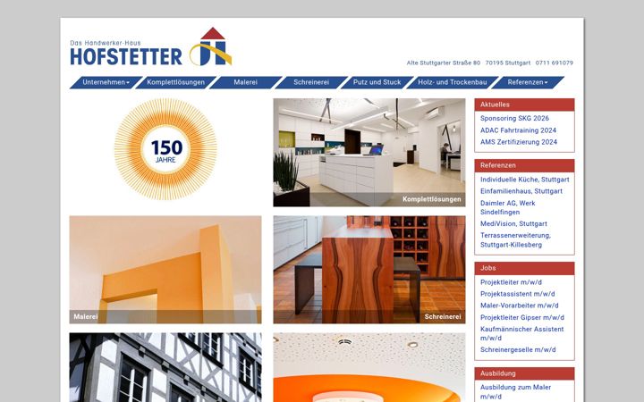 Screenshot of hofstetter.net