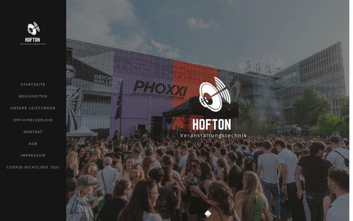 Screenshot of hofton.hamburg