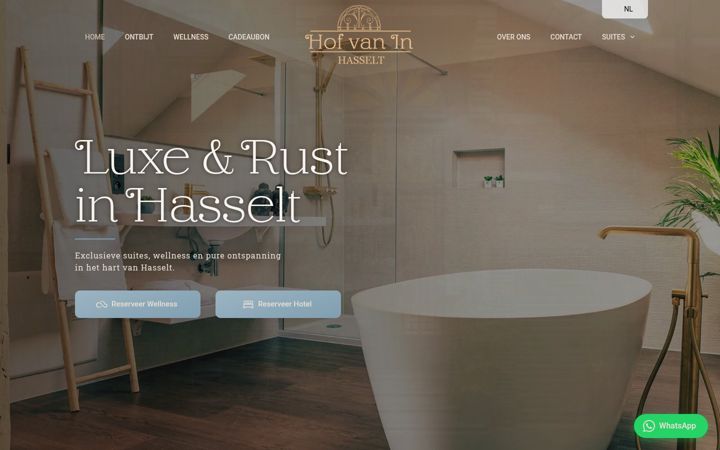 Screenshot of hofvanin.com