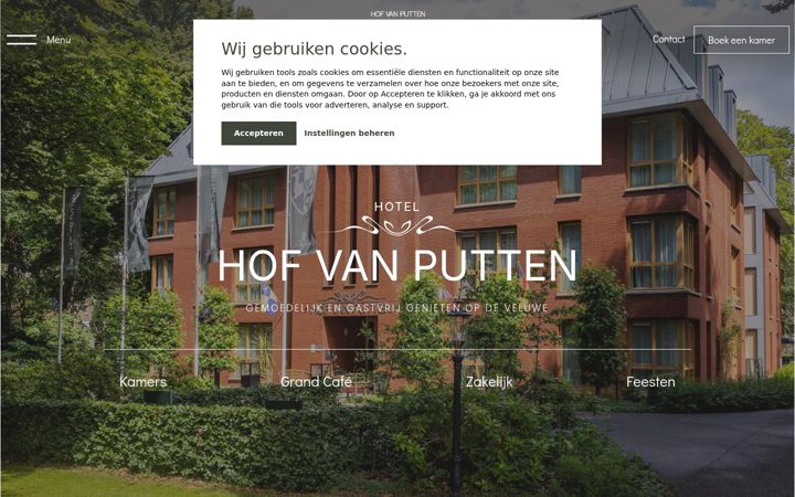 Screenshot of hofvanputten.nl