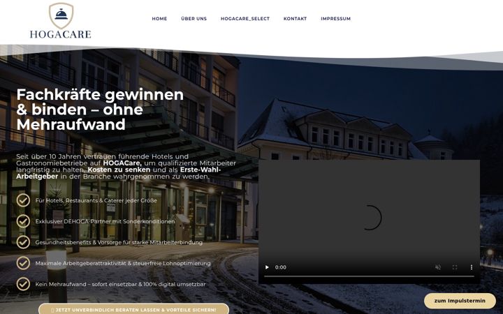 Screenshot of hogacare-konzept.de