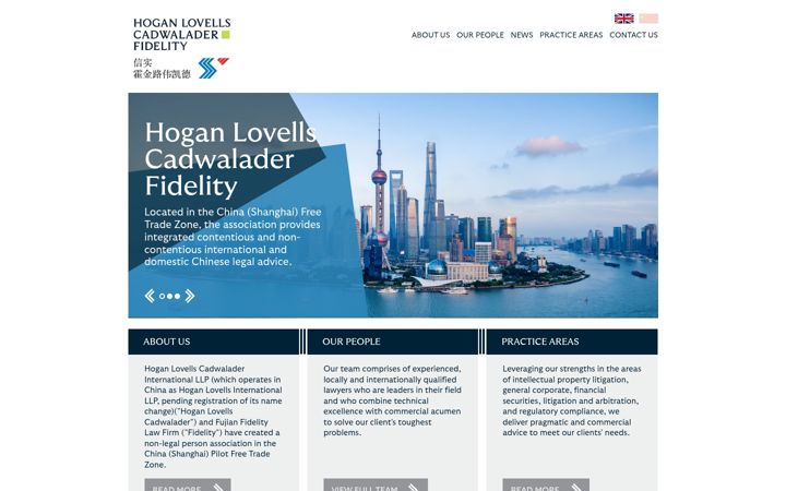 Screenshot of hoganlovellsftz.com