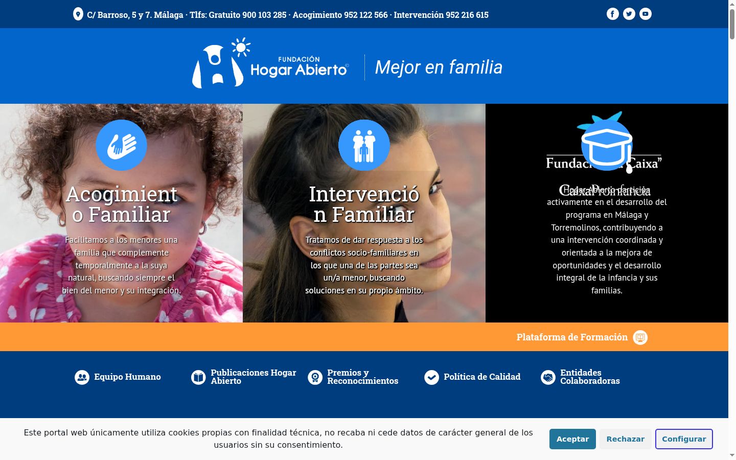 Screenshot des Einwilligungsbanners vor jeglicher Interaktion