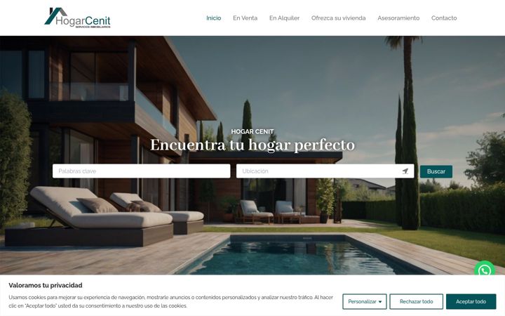 Screenshot of hogarcenit.com