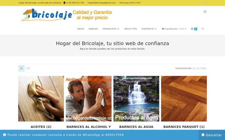 Screenshot of hogardelbricolaje.es