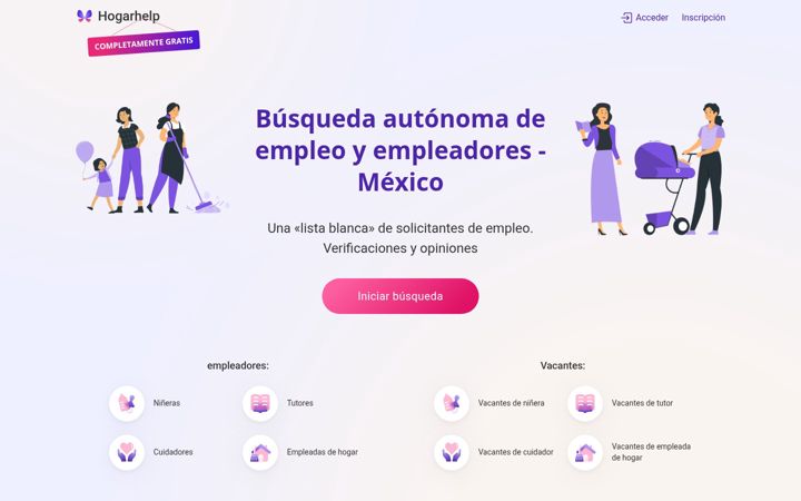Screenshot of hogarhelp.com