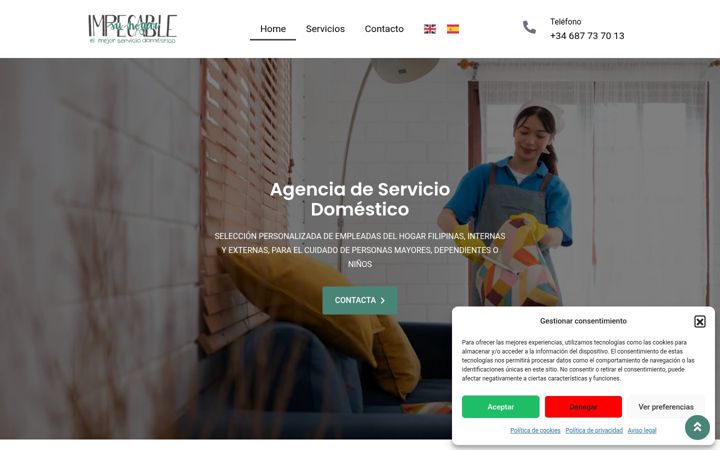 Screenshot of hogarimpecable.com