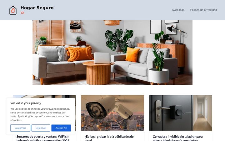 Screenshot of hogarseguroya.com