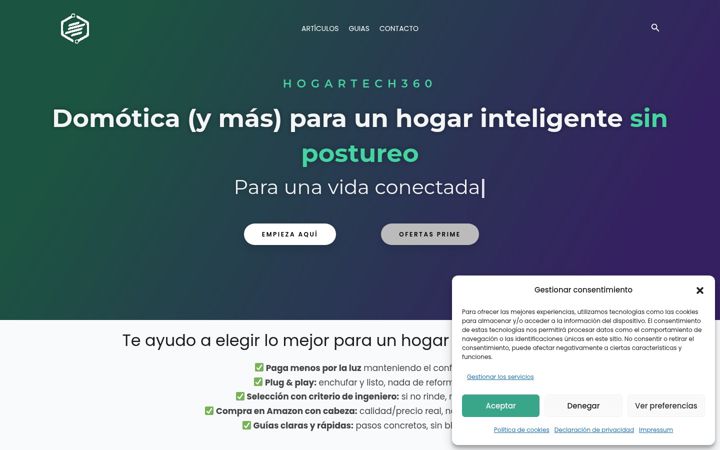 Screenshot of hogartech360.com
