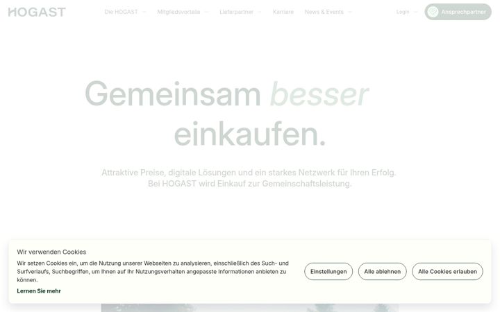 Screenshot of hogast.at