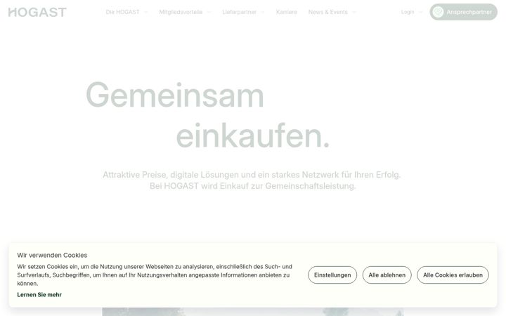 Screenshot of hogast.de