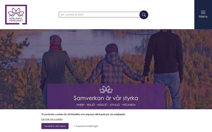 Screenshot of hoglandet.se