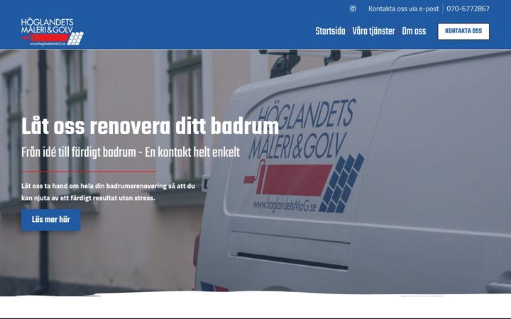Screenshot of hoglandetsmog.se