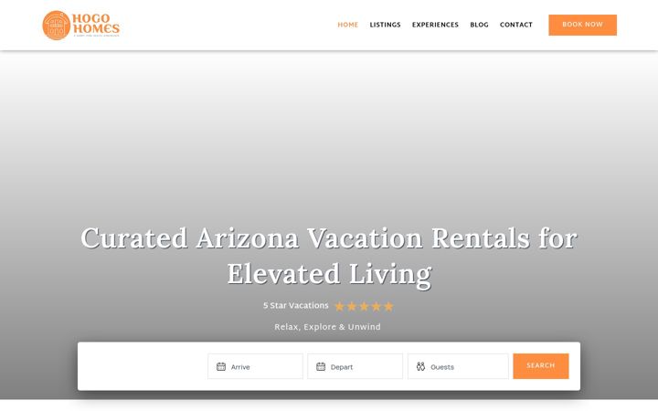 Screenshot of hogohomes.com