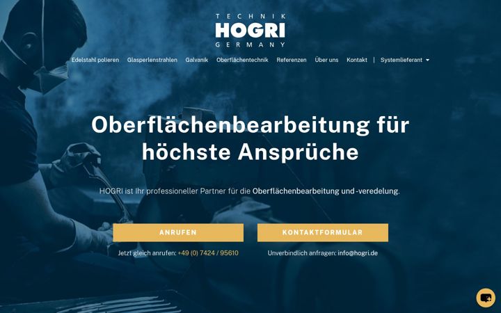 Screenshot of hogri.de
