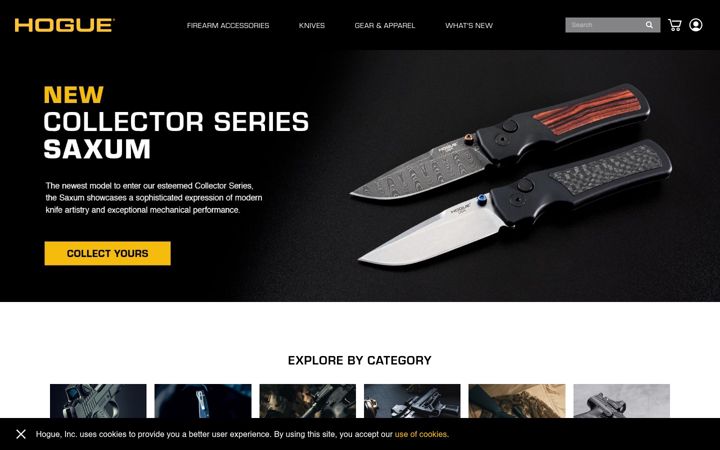 Captura de ecrã de hogueinc.com