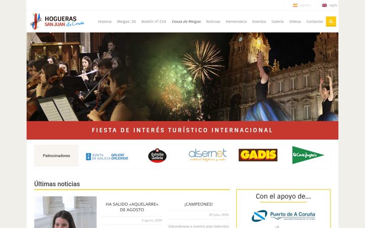 Screenshot of hoguerassanjuan.com