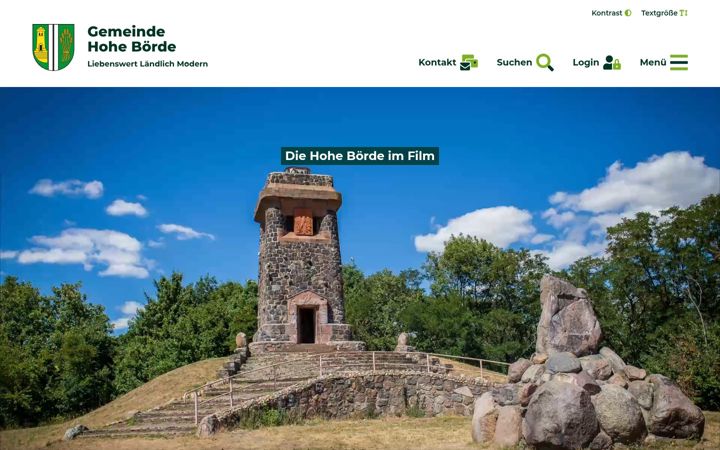 Screenshot of hoheboerde.de