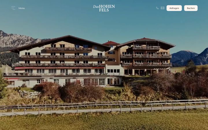 Screenshot of hohenfels.at