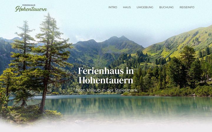 Screenshot of hohentauern-ferienhaus.de