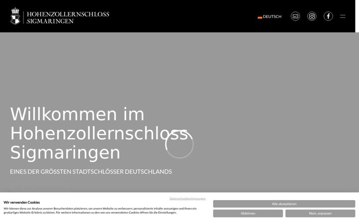 Screenshot of hohenzollernschloss-ticket.de