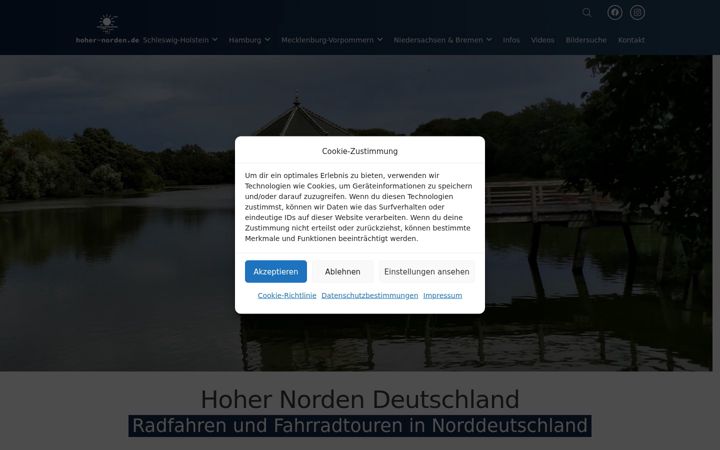 Screenshot of hoher-norden.de