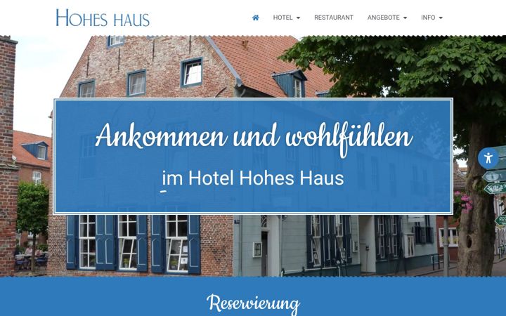 Screenshot of hoheshaus.de