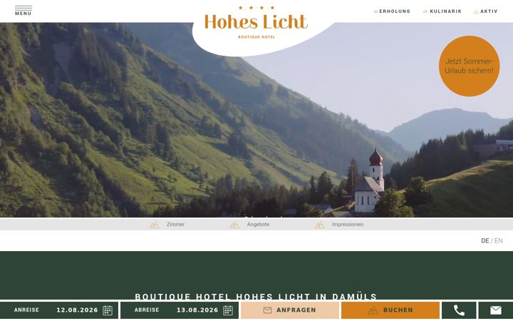 Screenshot of hoheslicht.com