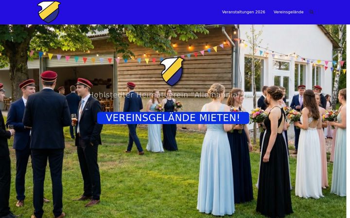 Screenshot of hohlstedter-heimatverein.de