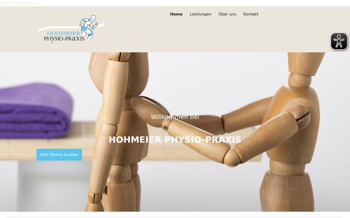 Screenshot of hohmeier-physio.de