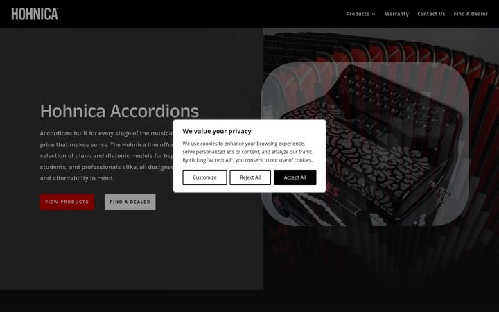 Screenshot of hohnica.com
