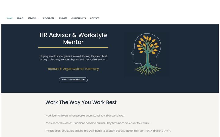 Screenshot of hohr.co.za