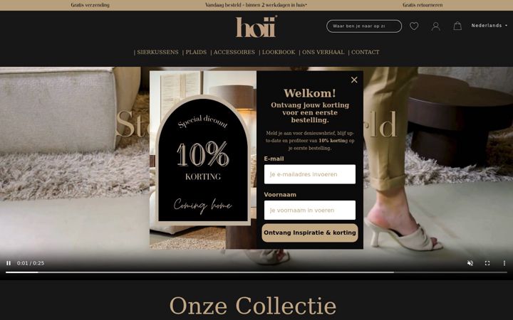 Screenshot of hoii.nl