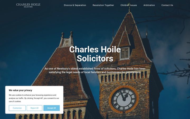 Screenshot of hoiles.co.uk