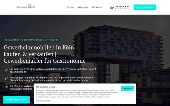Screenshot of hoimmobilienkoeln.de