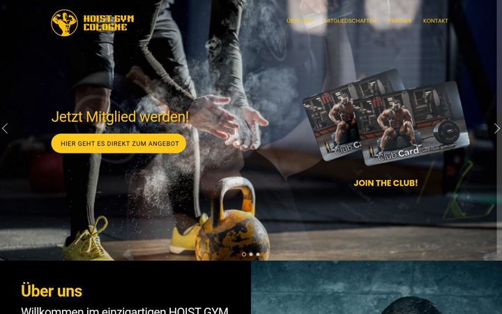Screenshot of hoist-gym.com