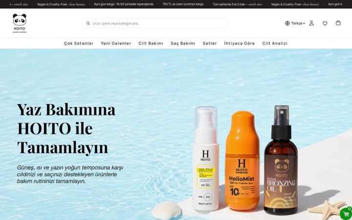 Screenshot of hoito.com.tr