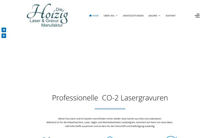 Screenshot of hoizig.de
